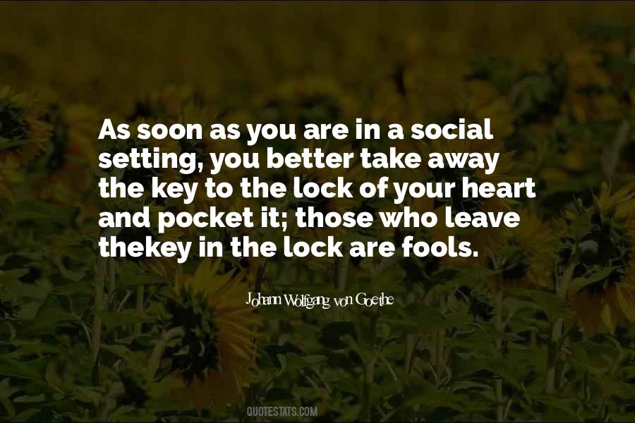 Lock Away Quotes #76061