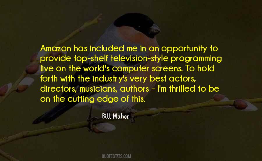 World On The Edge Quotes #1632401