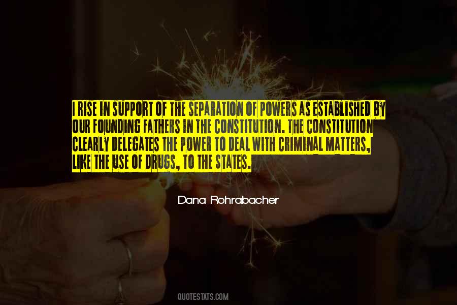 Quotes About Separation Of Powers #998890