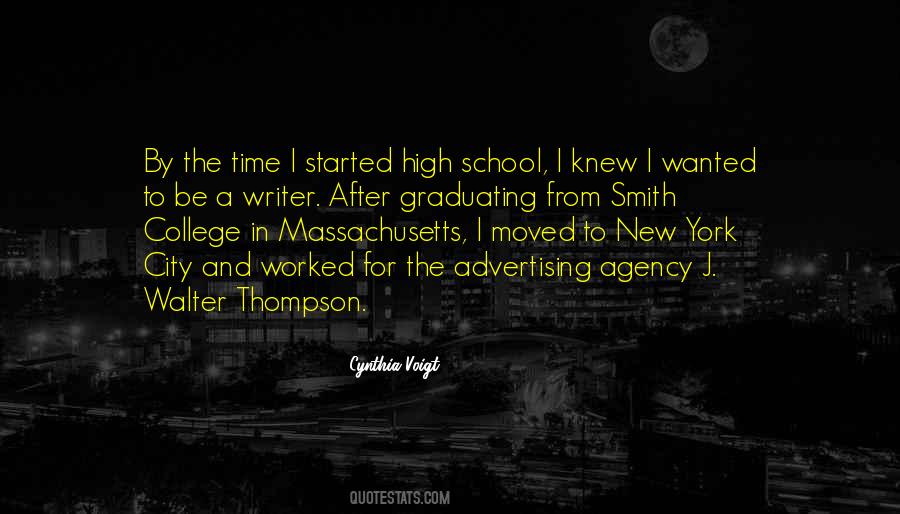 Quotes About High School And College #436893