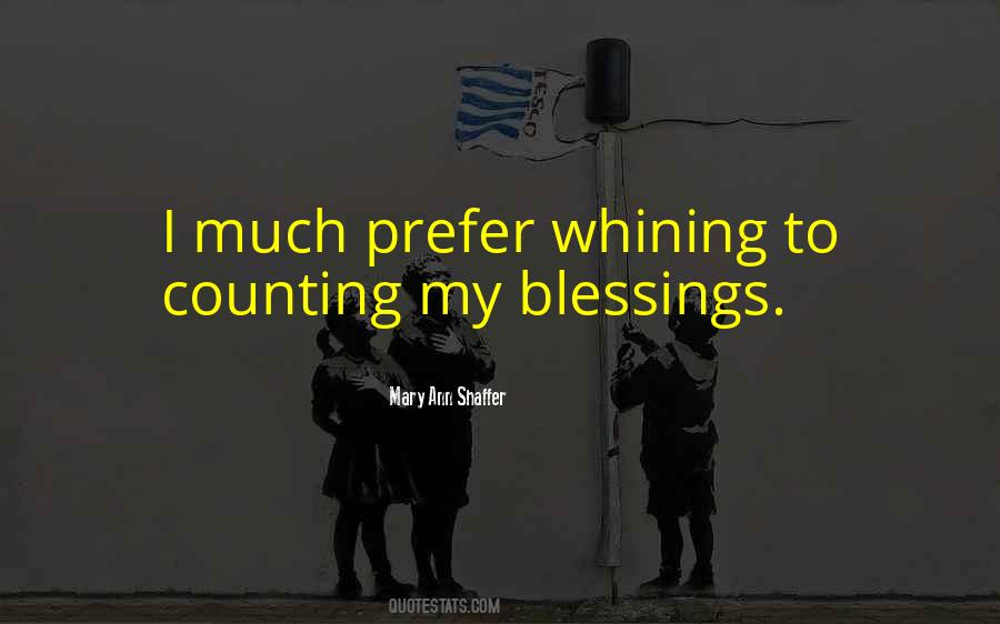 Quotes About Counting Your Blessings #1091824