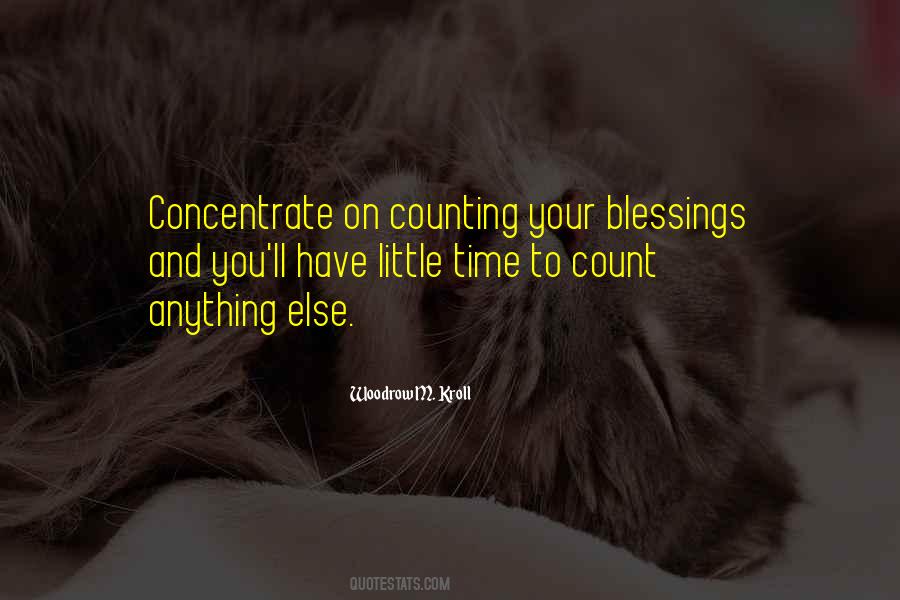Quotes About Counting Your Blessings #1674606