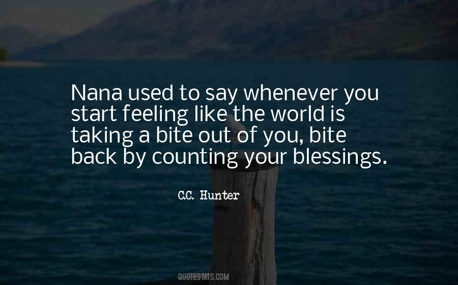 Quotes About Counting Your Blessings #1753605