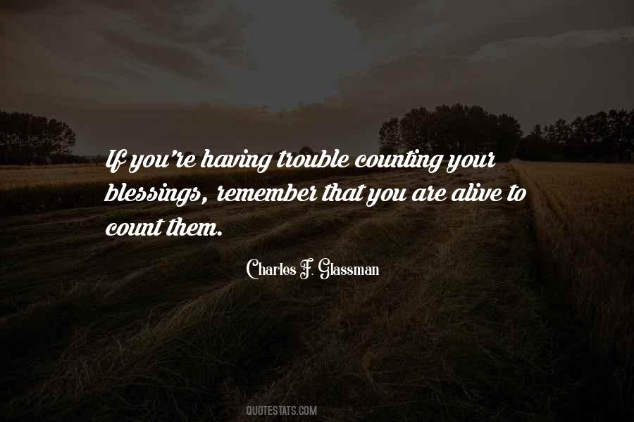 Quotes About Counting Your Blessings #461511