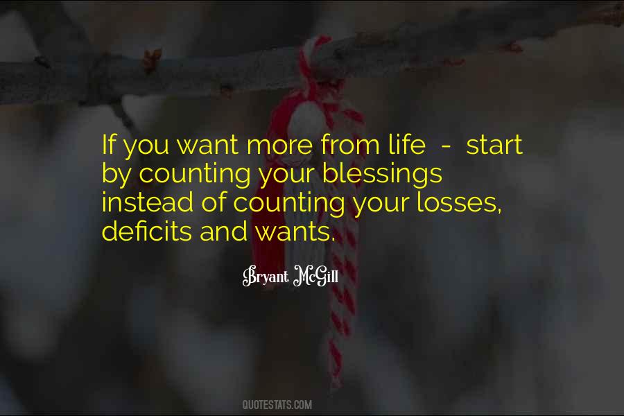 Quotes About Counting Your Blessings #675626