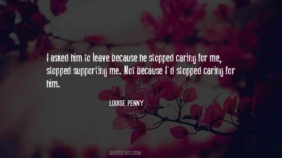 Quotes About Stopped Caring #1466557