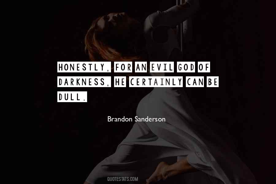 Evil God Quotes #1375166