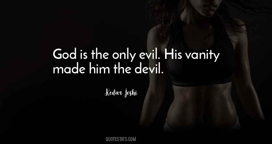 Evil God Quotes #141542