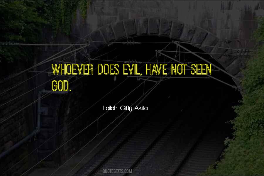 Evil God Quotes #167877