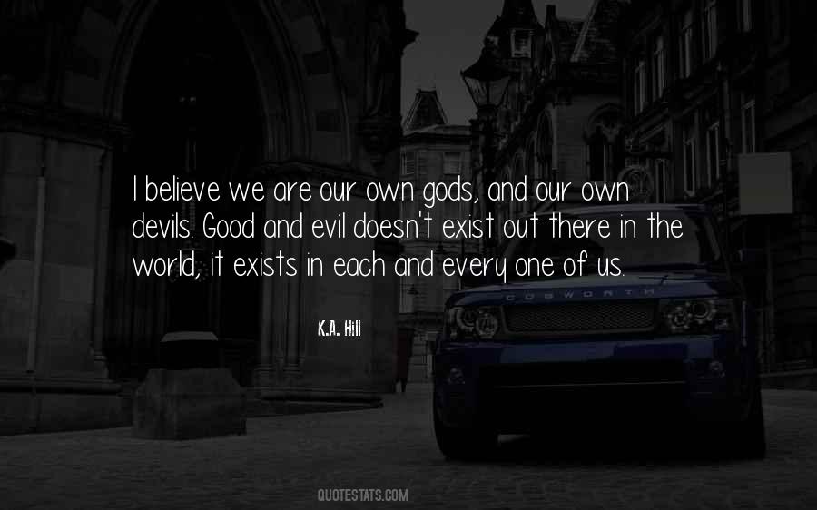 Evil God Quotes #184344