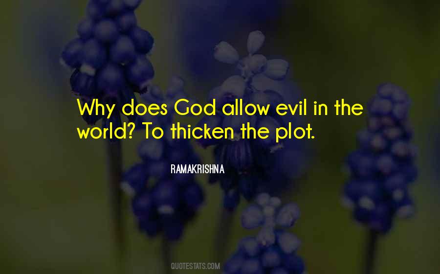 Evil God Quotes #99919