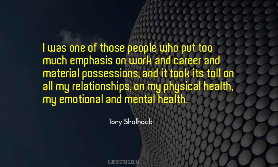 Quotes About Mental And Physical Health #1483864