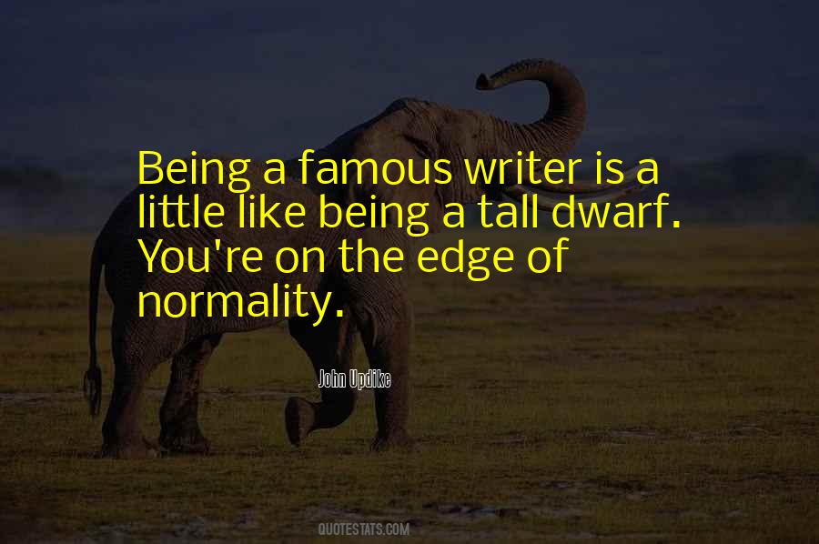 Being On The Edge Quotes #1491567