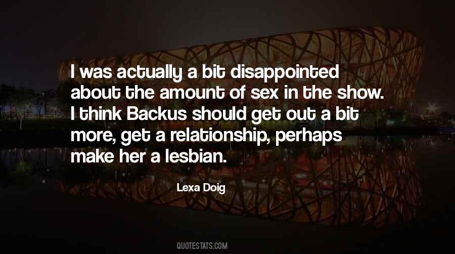 Lesbian Sex Quotes #1200290