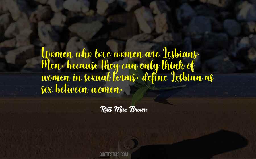 Lesbian Sex Quotes #1807081