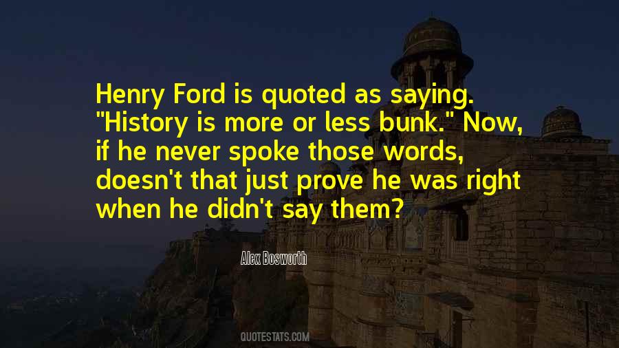 Quotes About Ford #1293261