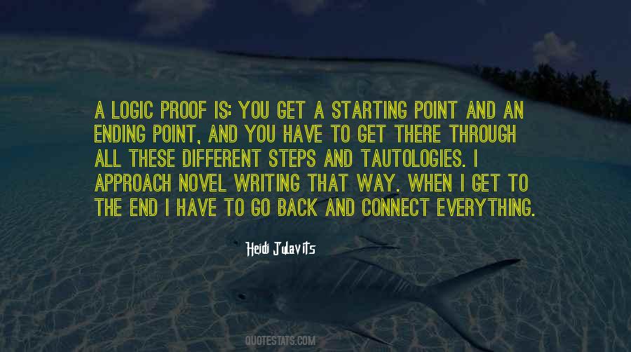 Quotes About A Starting Point #63740