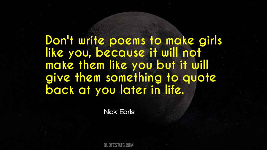 Quotes About Life Poems #742751