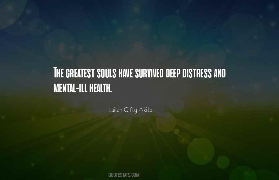 Mental Ill Health Quotes #1394907