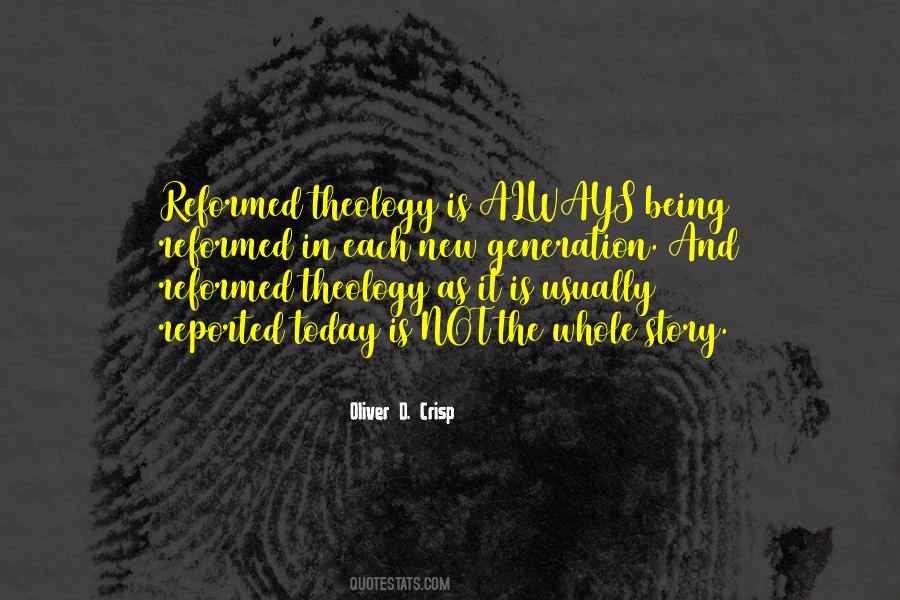 Quotes About Reformed Theology #1096102