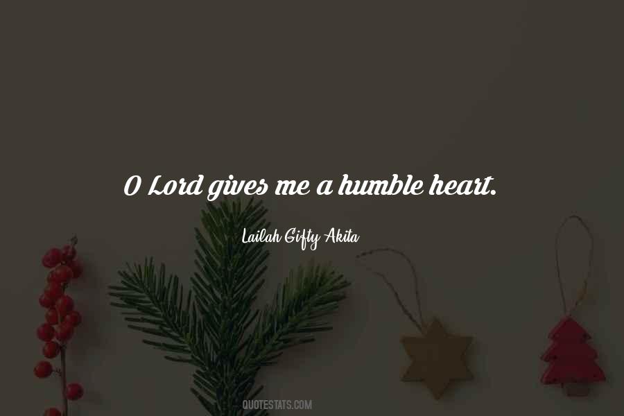 Quotes About Humble Heart #1219021