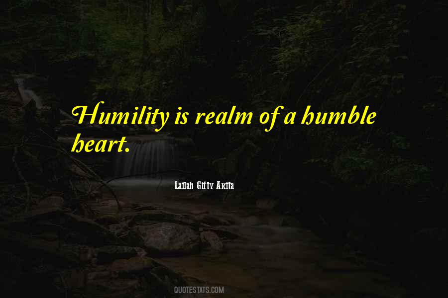 Quotes About Humble Heart #1615516