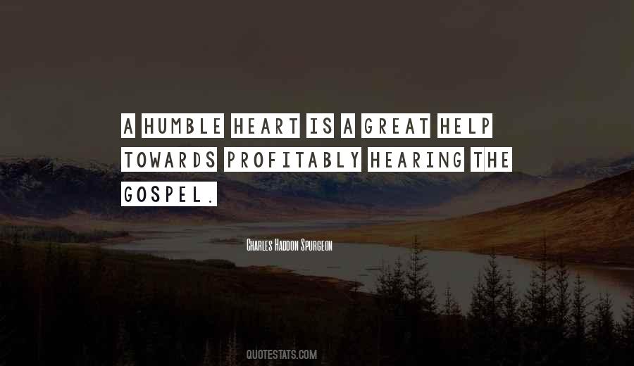 Quotes About Humble Heart #940117