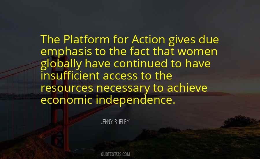 Economic Independence Quotes #914381