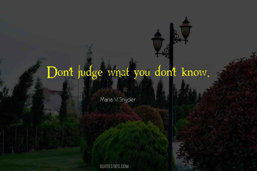 Quotes About Don't Judge Others #134433