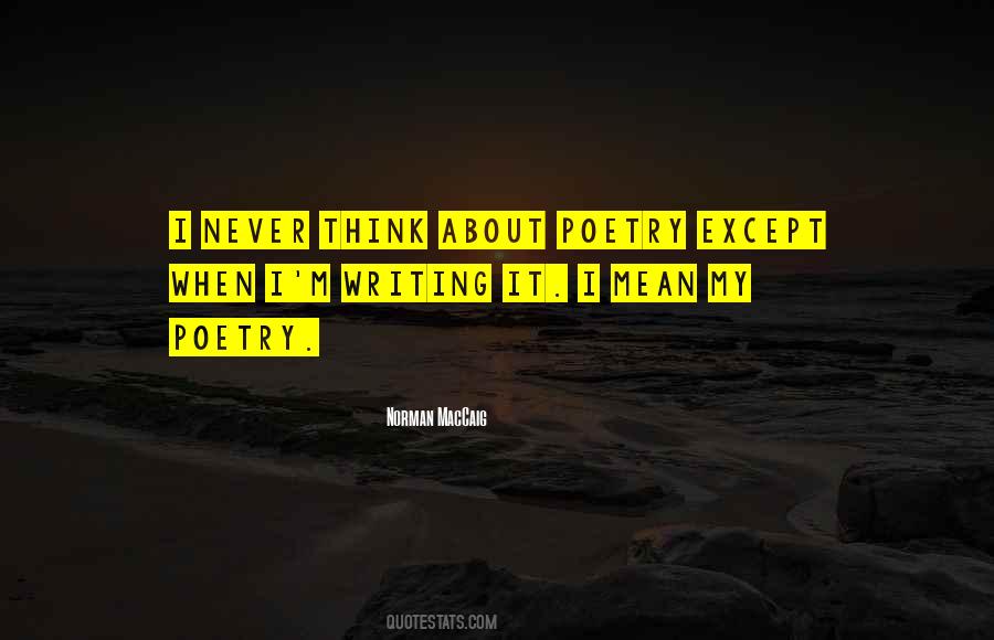 About Writing Poetry Quotes #1663524