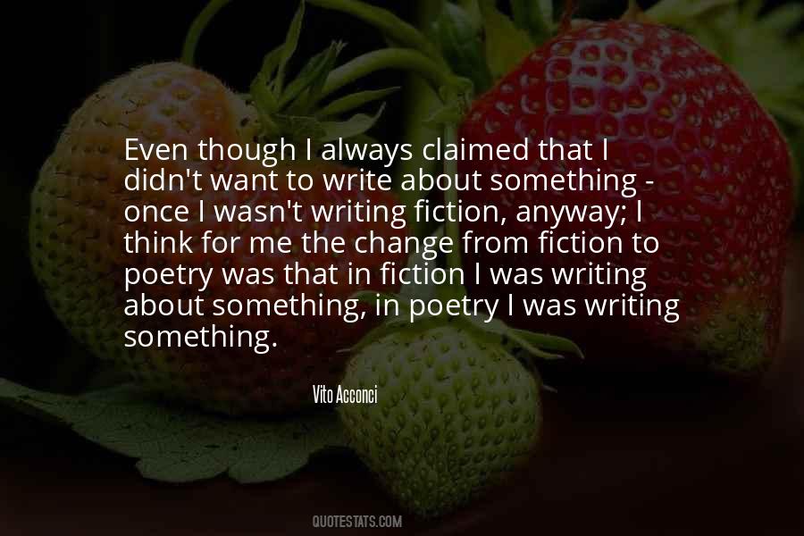 About Writing Poetry Quotes #791477