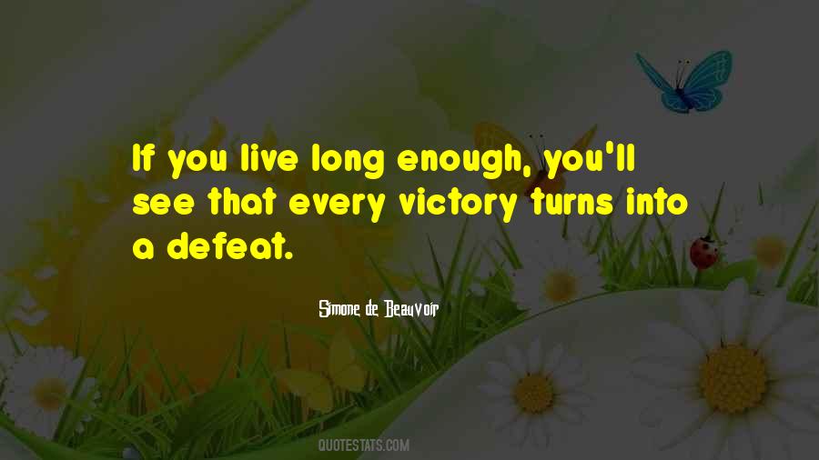 Victory Defeat Quotes #455819