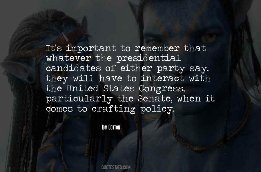 Quotes About Congress Party #148362