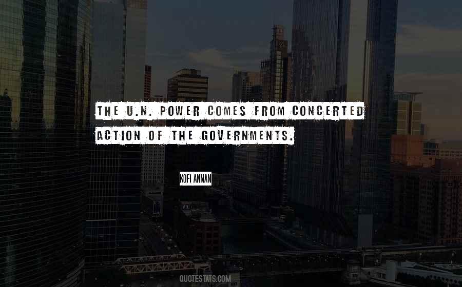 Concerted Action Quotes #1519395