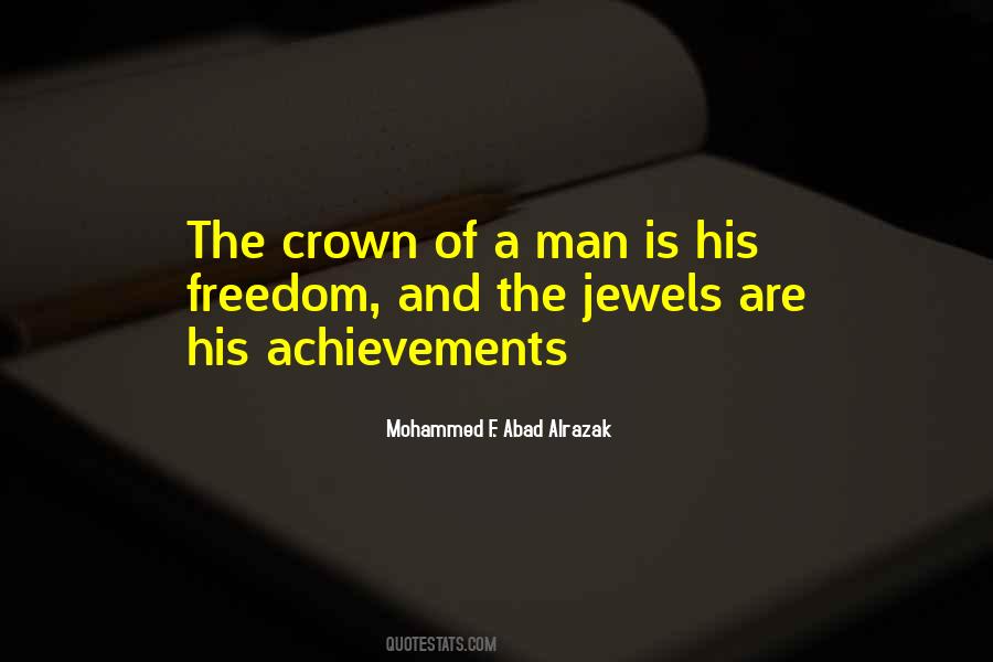 Quotes About Crown Jewels #1658407