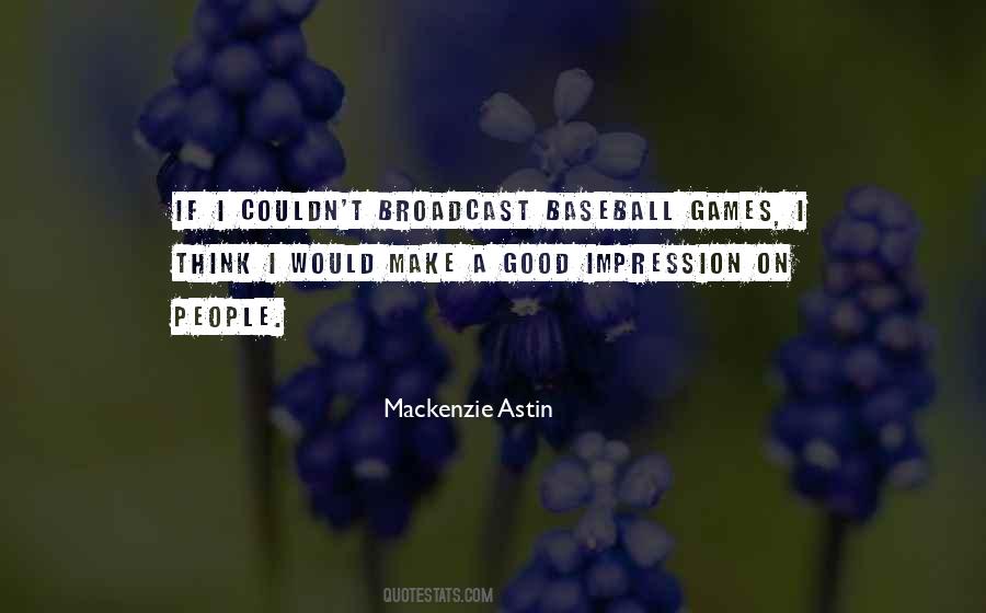 Good Baseball Quotes #1222697