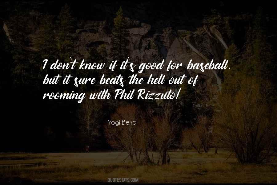 Good Baseball Quotes #1289019