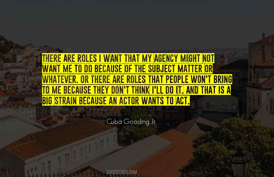 Quotes About Roles #1610060