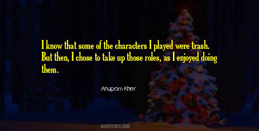 Quotes About Roles #1627204