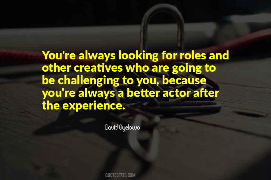 Quotes About Roles #1667424