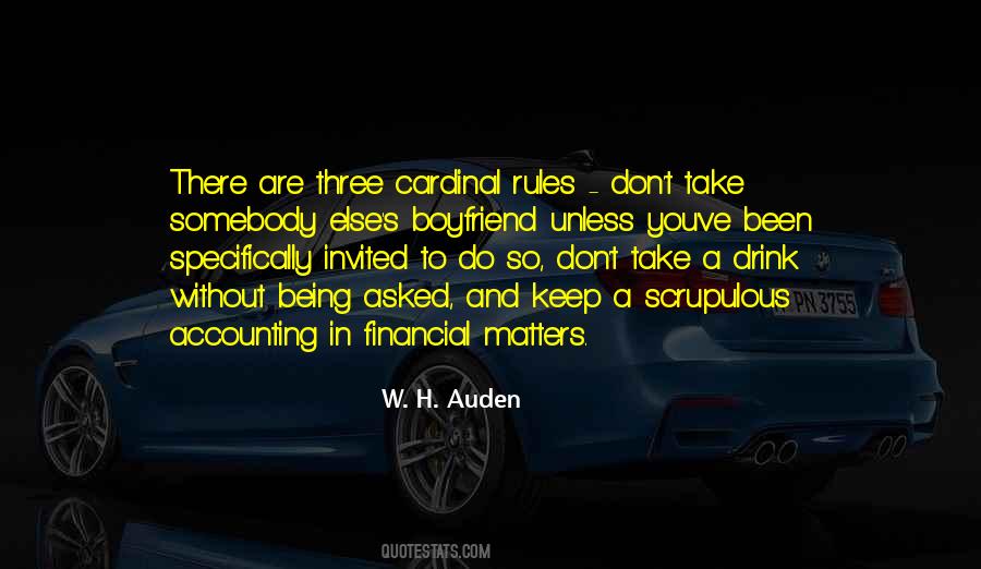 Quotes About Financial Matters #728912