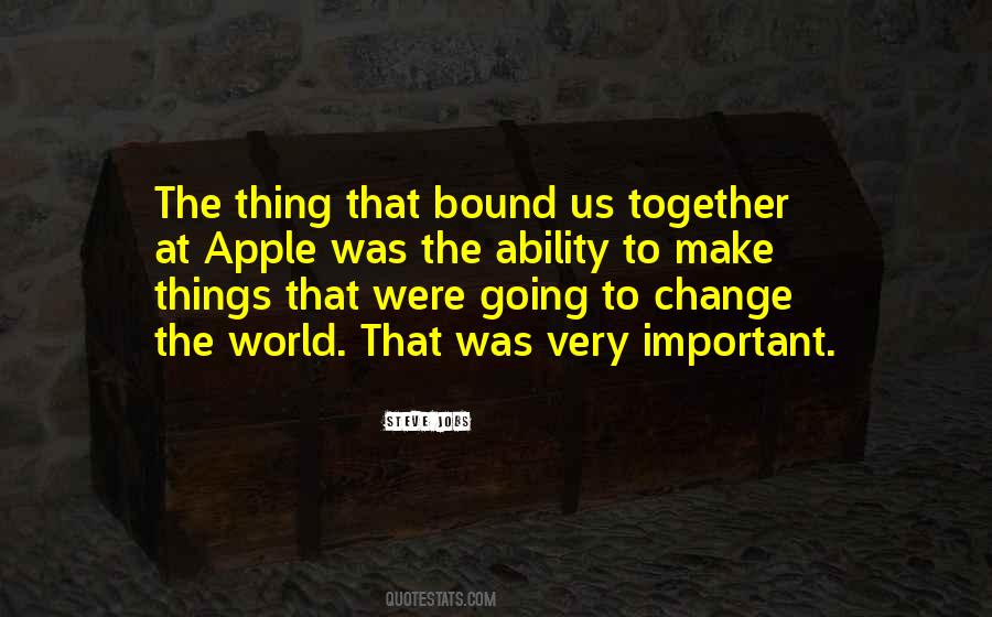 Quotes About World Change #11153