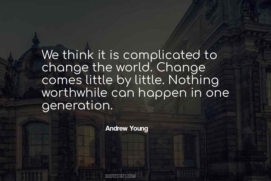 Quotes About World Change #166470