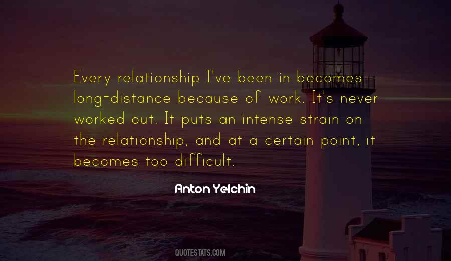 Quotes About Long Distance #1210492