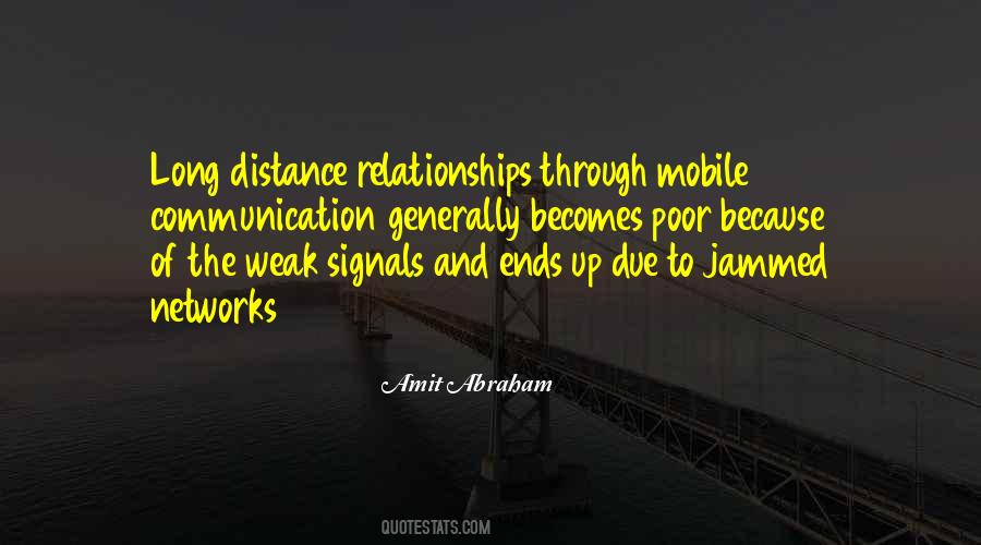 Quotes About Long Distance #186896