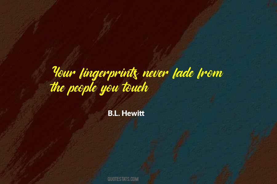 Quotes About Fingerprints #771161