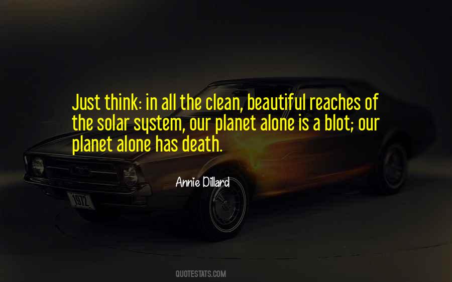 Quotes About Solar System #1418891