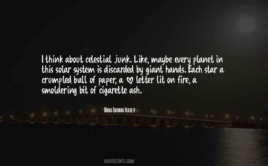 Quotes About Solar System #1719302
