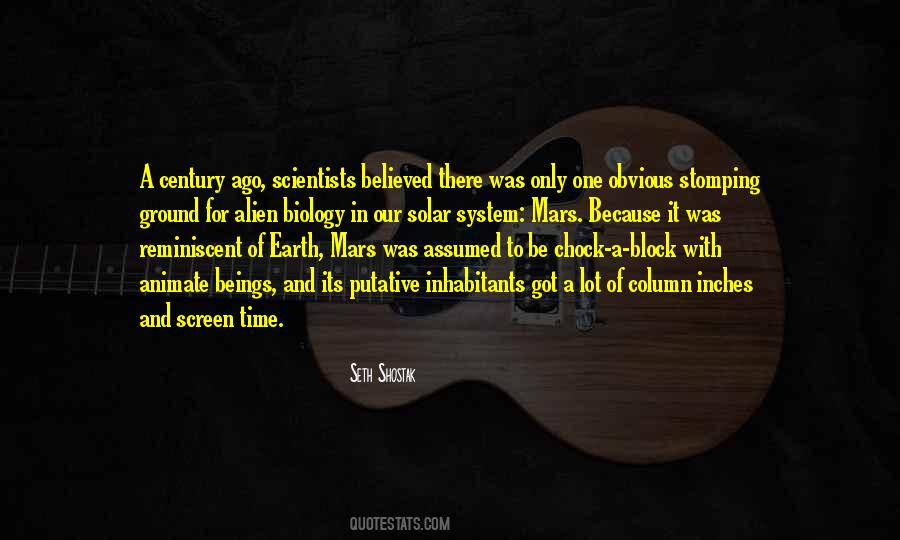 Quotes About Solar System #1761809