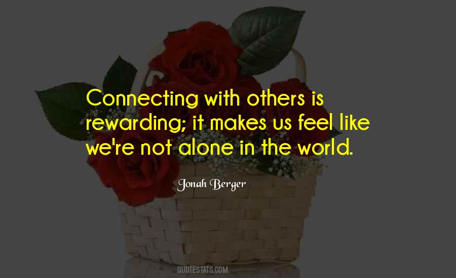 Quotes About Connecting The World #780118